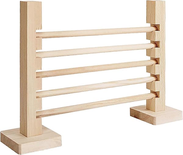 Rabbit Agility Training Hurdle, Height-Adjustable Rabbit Hurdle, Wooden Hurdle for Rabbits
