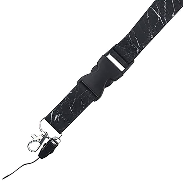 3-Pack - Quick Release Lanyard - Key Holder with Cord Svart black