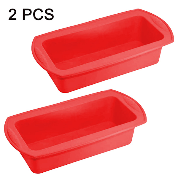 2 stk. silikonebrødforme, non-stick, silikonebagning
