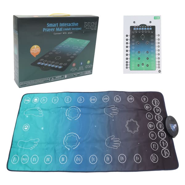 Electronic Muslim Prayer Mat With 7 Languages Smart Touch Sensitive Educational Foldable Muslim Prayer Mat A