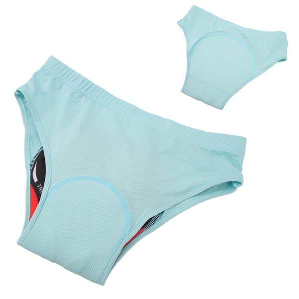 Breathable Quick-Drying Cycling Shorts with Silicone Padding Light Blue L