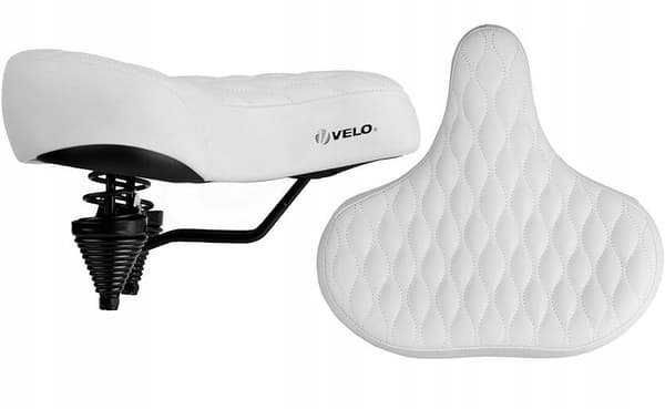 VELO VL8080 Large Comfort Bicycle Saddle for Optimal Saddle Experience (F2)