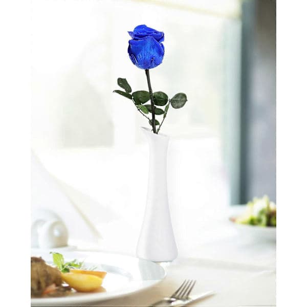 Blå blomster til levering Prime, konserverede blå roser blomstergaver til kvinder, ægte roser