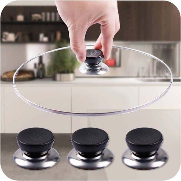 5 pcs Glass Jar Lids - Replacement Knob Handles Kitchen Accessories
