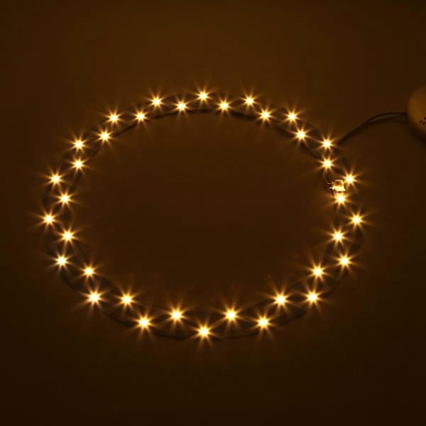 18W 220V 5730 SMD sirkulær LED-panel rund taklampe erstatningsmodul varmhvit (FMY)
