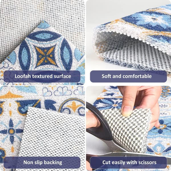 (blå)60*40cm halkfri duschmatta halkfri duschmatta halkfri