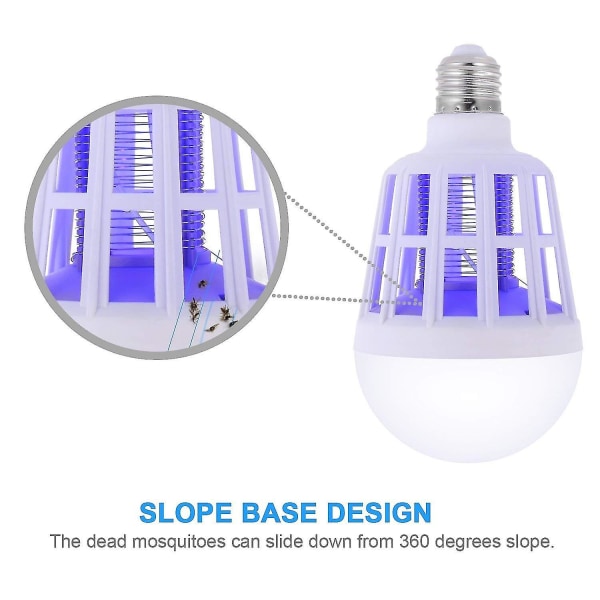 2 i 1 UV LED elektronisk insektsmyggdödande lampa