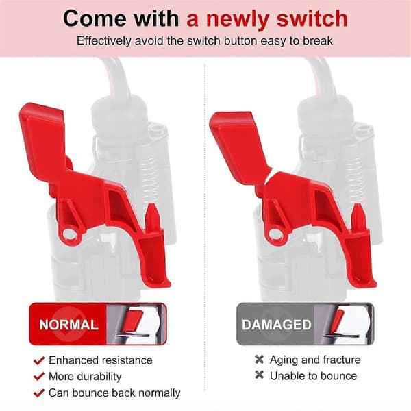 V15 Trigger Switch Assembly Replacement for V15 SV22 SV28, Vacuum Cleaner, Power Button Replacement Parts