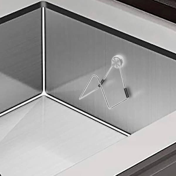 Magnetic Kitchen Sink Organizer with Dishcloth Holder