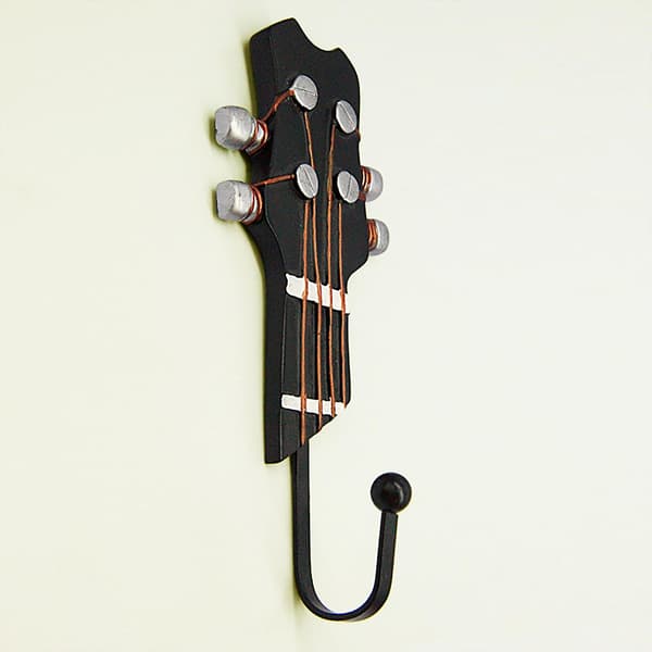 Guitar Coat Rack, Piano Hooks Coat Rack, Wall Mounted Wooden Coat Rack