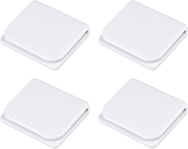 4 selvklebende sprutbeskyttelse dusjforhengsklemmer, gardin s