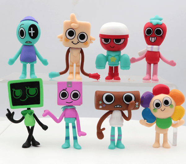 8 Dandy's World Figures Cartoon Play Dolls Doll Models Cake Baking Decorations