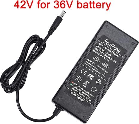 Oplader 36V lithium batteripakke 1-benet 5,5 mm stik