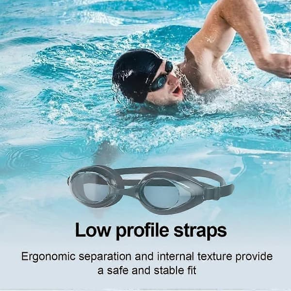 Performance Racing Goggles, Training and Competition Goggles, Anti-Fog Coating, UV Protection