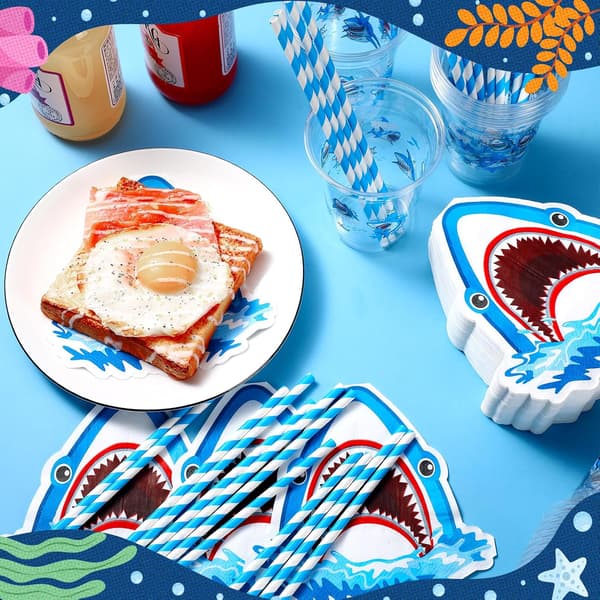 100 stk. haipapirservietter engangs til barnebursdag style_name
