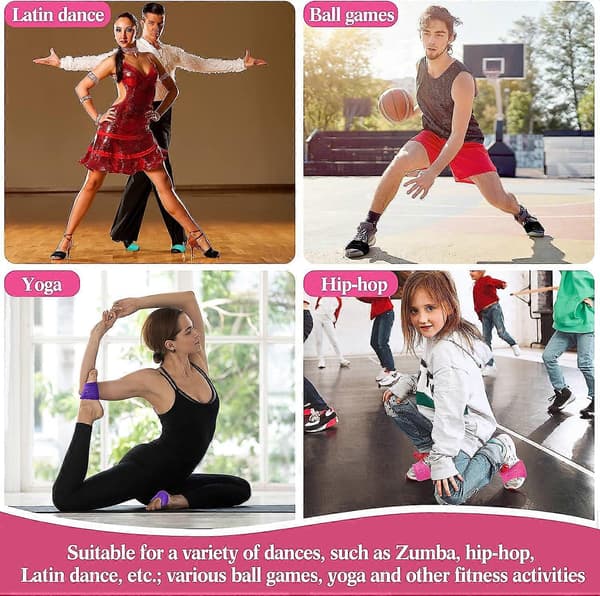 6-pak Dansestrømper til Kvinder, Over Sko, Dansestrømper til Dansere, Dansestrømper til Glat Gulv, Ballet
