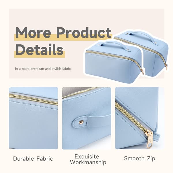 Large Capacity Cosmetic Bag Pencil Case Makeup Bag