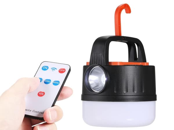 Campinglampe Lygte / Teltlampe - Lampe til camping - solpanel