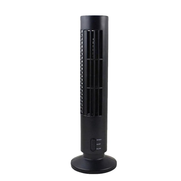 Tower Fläkt Mini Bärbar USB Kylning Luftkonditionering Renare Tower Fläkt (svart) Svart Black