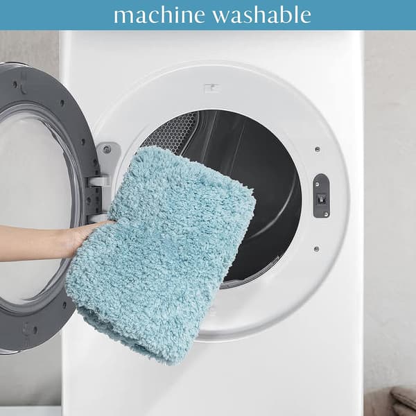 Badeværelsesmåtte Mikrofiber Anti-Skrid Badeværelsesmåtte, 1 Sæt Absorberende