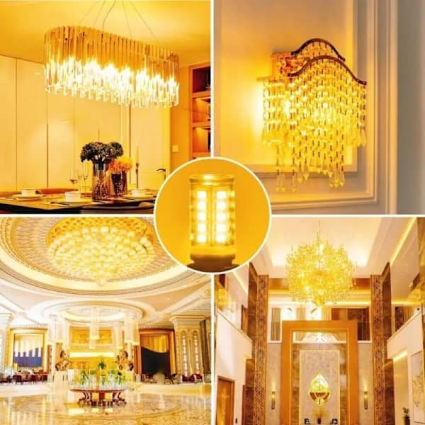 10-pack Warm White G9 LED Bulbs, 5W(Ho)