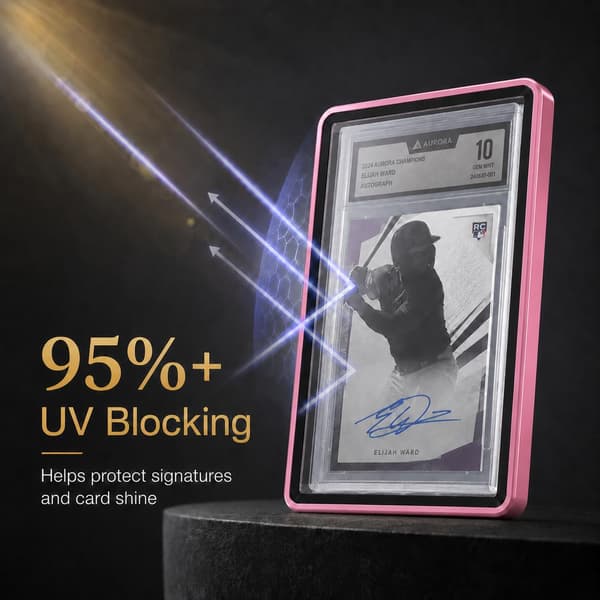 PSA Slab Case, Magnetisk 9-punktslås Display Protector, Magenta Magenta Magenta