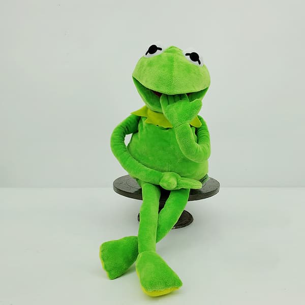 Kermit the Frog Doll, The Muppets, Soft Stuffed Animal E E
