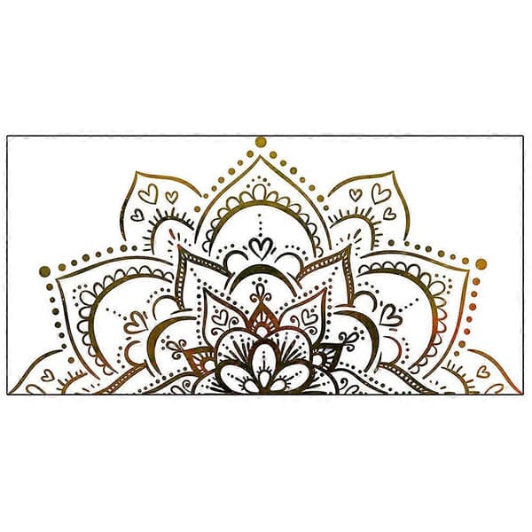 1 set mandala stickers self-adhesive wall decals room wall stickers kitchen mandala wall decorations