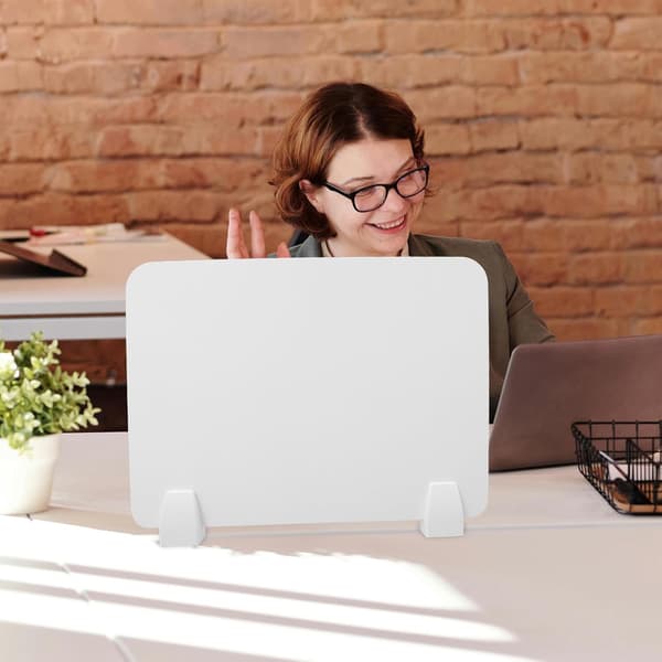 Desk Divider for Students Sneeze Guard for Desk Privacy Screen