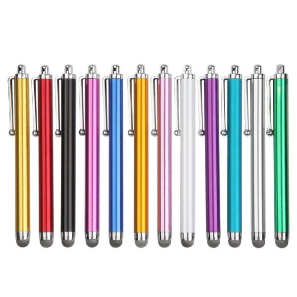 12 Pack Stylus Pen, Stylus Pens kosketusnäytöille/tableteille/Android/Lenovo/älypuhelimille/ (monivärinen)