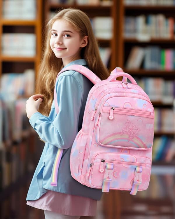 Children's School Backpack, Waterproof Backpack for Primary School Students, Lightweight and Casual Backpack