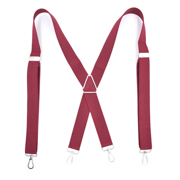 Men's Elastic Suspenders with Extra Strong Clips, Suitable for All, Trouser Braces, Suspenders