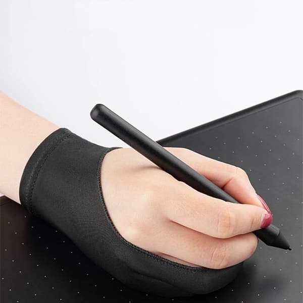 Ritplade tegnehandske kunstnerhandsker til iPad Pro pen/grafik T