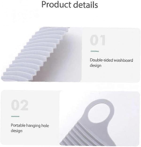 Mini washboard, non-slip washboard for laundry, hand washing, clothes cleaning tool