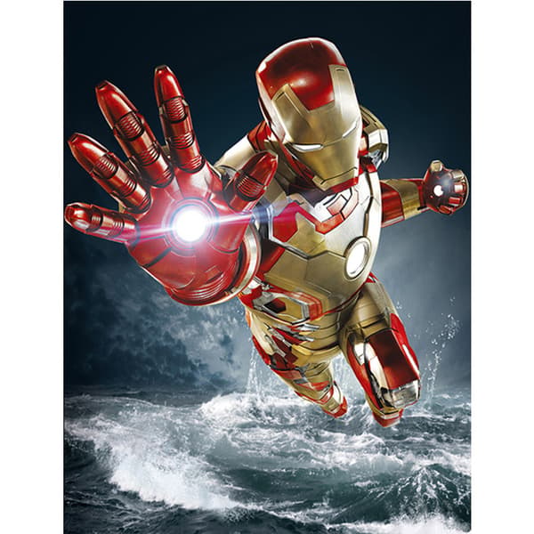 30x40cm DIY 5D Diamantmalingssæt til voksne og børn - Iron Man, A(f2)