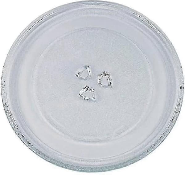 Universal Glass Microwave Turntable Plate with 3 Fixings, 245mm