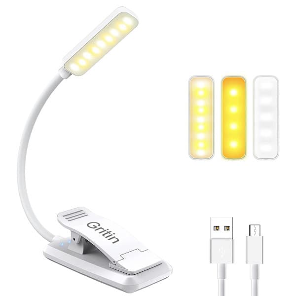 Bordlampe-hvid