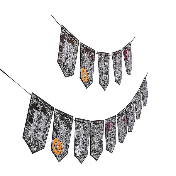 1 stk papirgirlander til Halloween-dekorasjoner