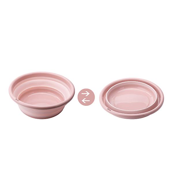 Hopfällbar Bärbar Handfat Vikbar Hink Camping Fiske Bil Tvätta Handfat Vatten Vikbar Handfat Tvätthink Storlek S (rosa)RosaXS Pink XS