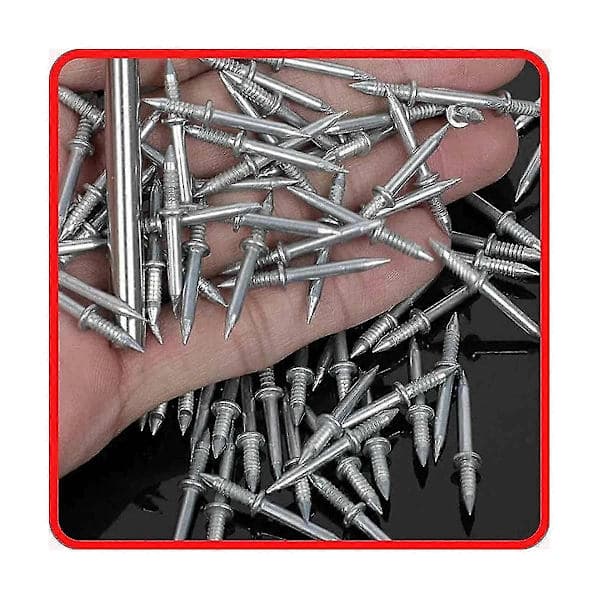 Baseboard Wood 200pcs Double Head Baseboard Wire Seamless Nail No Trace Nails Horn Nails