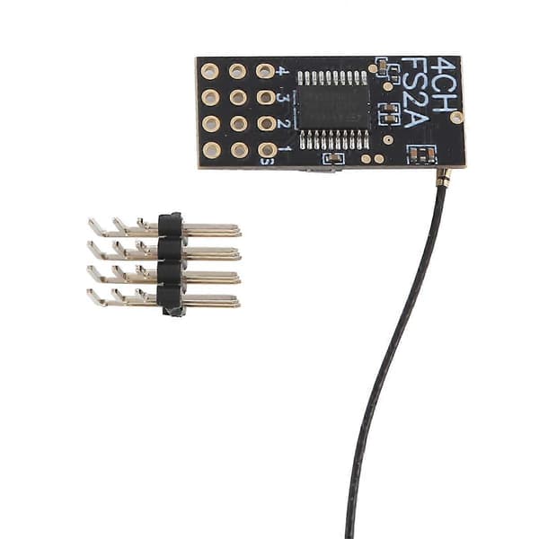 FS2A 4CH AFHDS 2A Mini-kompatibel mottaker PWM-utgang for I6 I6X I6S-sender