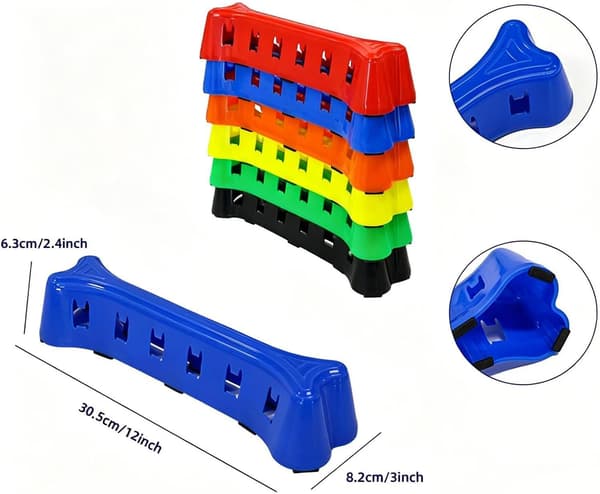 Kids' Balance Beam - Non-slip, Educational, Stackable, Outdoor Toy (FMY)
