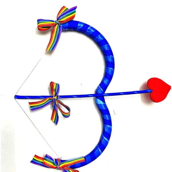 Cupids bue og pil Kostymefest rollespill Cupids bue og pil [DmS] Blå regnbue Blue rainbow Blue rainbow