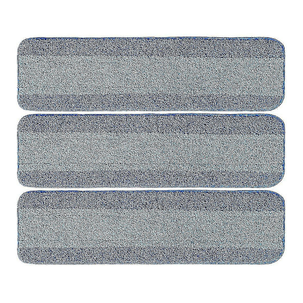 3-pak Mikrofiber Moppputer Kompatibel med Bona Mopp Kompatibel med Hardtre Gulvrens