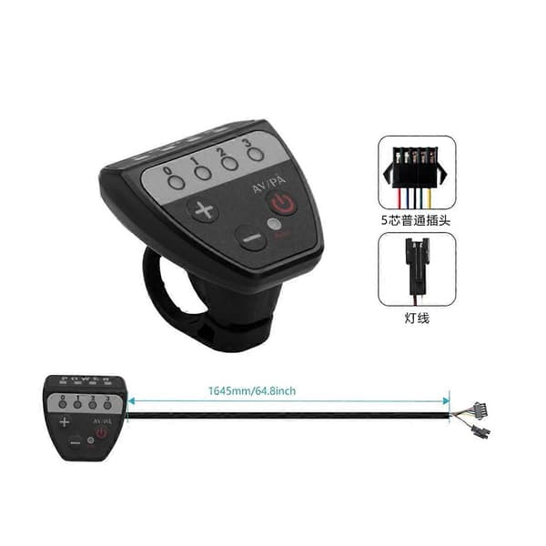 Elektrisk Cykel 36V48V LED G20 Målerkontrolpanel Display til Ebike 5 Pin SM-stik