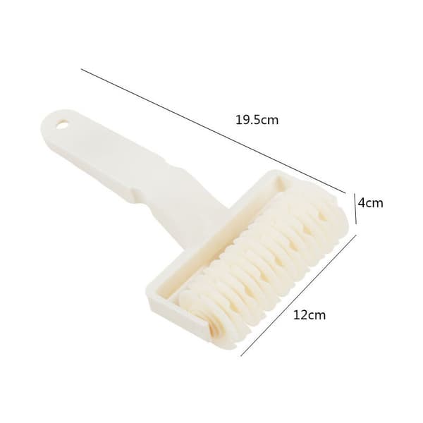 Dough Baker-Round Square Cutter, Biscuit Pizza Tool-Rolling Cookie Cutter, Pastry Rolling Cutter Pattern
