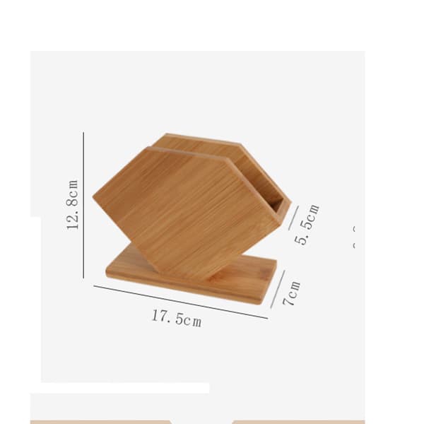 Bambus Servietholder, 15 x 17 cm, til Hjemmefest Spisebord, N