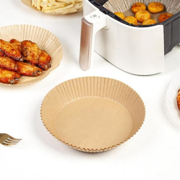 Bakpappersformar för Air Fryer, Runda, Bakplåtspapper, B