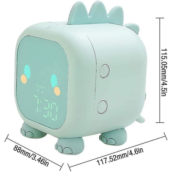 Children's Alarm Clock, Children's Alarm Clock, Girls, Children's Alarm Clock, Digital, With Night Light, Bedroom Snooze Function, Children's Day Gift