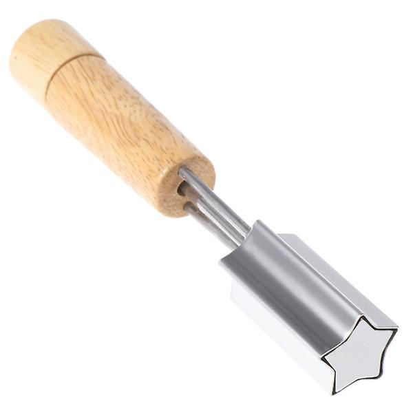 Kakeformer i rustfritt stål, kjeksformer, preget form, grønnsaks- og fruktskjærere, bakeverktøy for DIY (stjerneform)